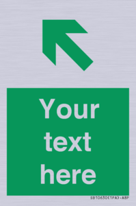 Custom Safe condition: Green Up left arrow